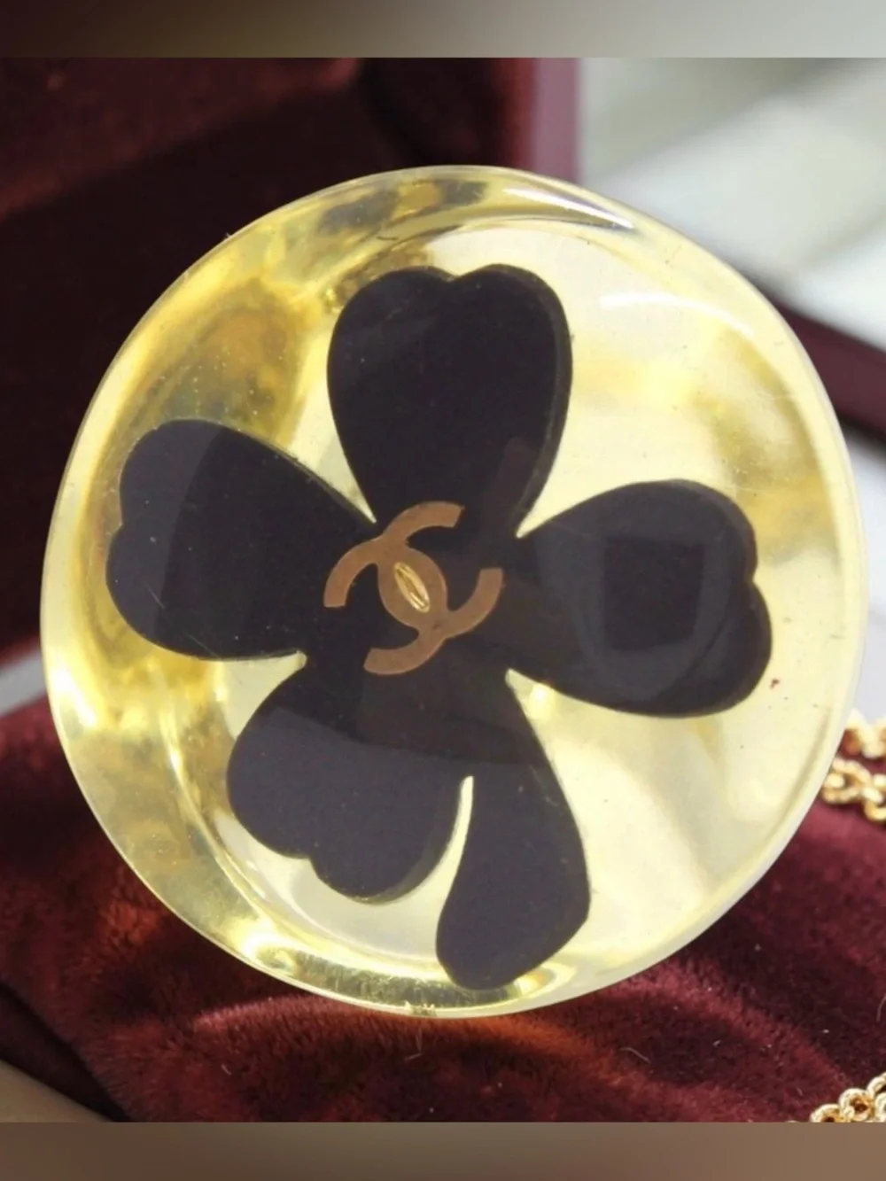 CHANEL Coco Mark Plastic Ring 😍❤️ - Picture 2 of 14